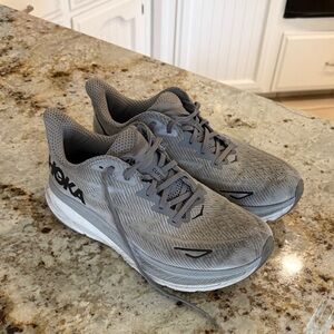 Hoka grey running/walking shoes. Size 11 wide